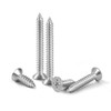 #4 x 5/8" Flat Head Sheet Metal Screws Phillips Drive