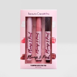 Beauty Creations Plump & Pout "Girly Pop" Plumping Gloss Stick Trio Glossy Lipgloss
