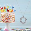 IEFLIFE 60th Birthday Gifts for Women, 6 Circle Necklaces Jewelry