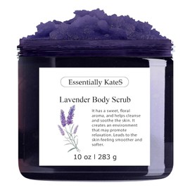 Essentially KateS- Exfoliante corporal y para pies con lavanda, 10 oz (paquete de 1)