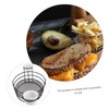 Ciieeo 1Pc Stainless Steel Frying Basket Black French Fries Container