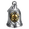 MOCY BELL - Clochette Moto Skull Ride to Live Porte-Bonheur