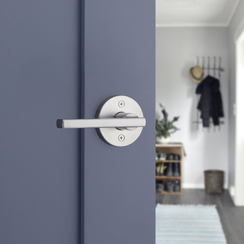 Kwikset Halifax Interior Passage Door Knob, Round Handle for Closet
