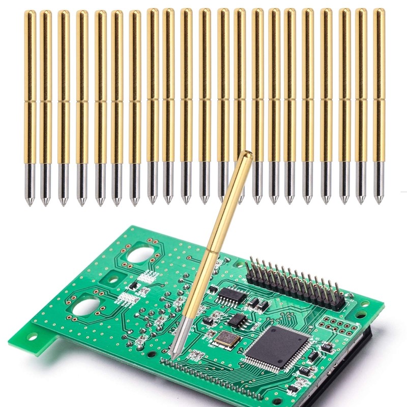 100pcs P125‑B Test Probe 2.02mm/0.08in Spring Test Detection Probe Pins