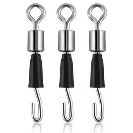 Alwonder 50pcs Quick Change Swivels for Feeder Method and Waggler Float Fishing Hook Length Swivel Connector Anti Line Spin and Tangles Quick Easy Change Hooklengths 16mm 8kg