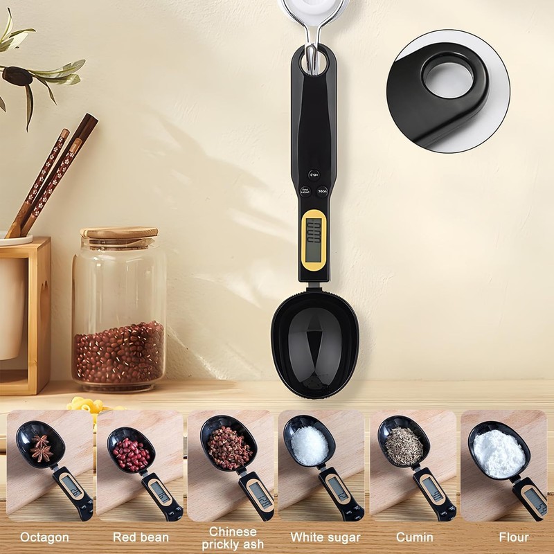 500g/0.1g Food Spoon Scale, Digital Kitchen Scale Spoon, High Accuracy