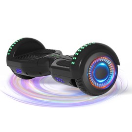 6.5" Adult Scooter, LED Lights & APP & Music Speaker, Long Battery Life, Gifts for Kids & Adults & Girls & Boys, for All Ages