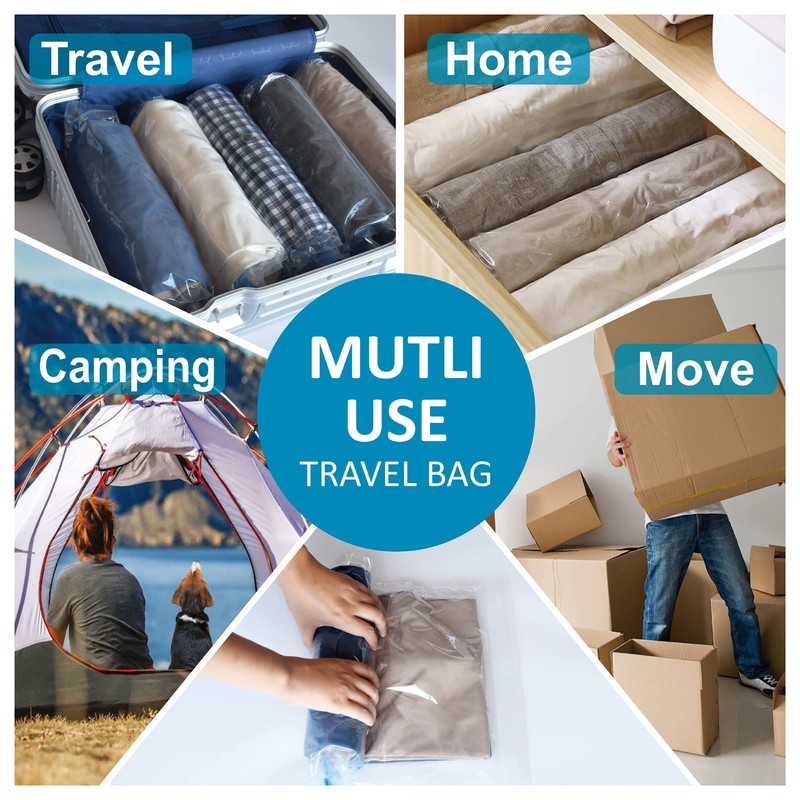Compression Bags for Travel - Travel Essentials - 24 Pack