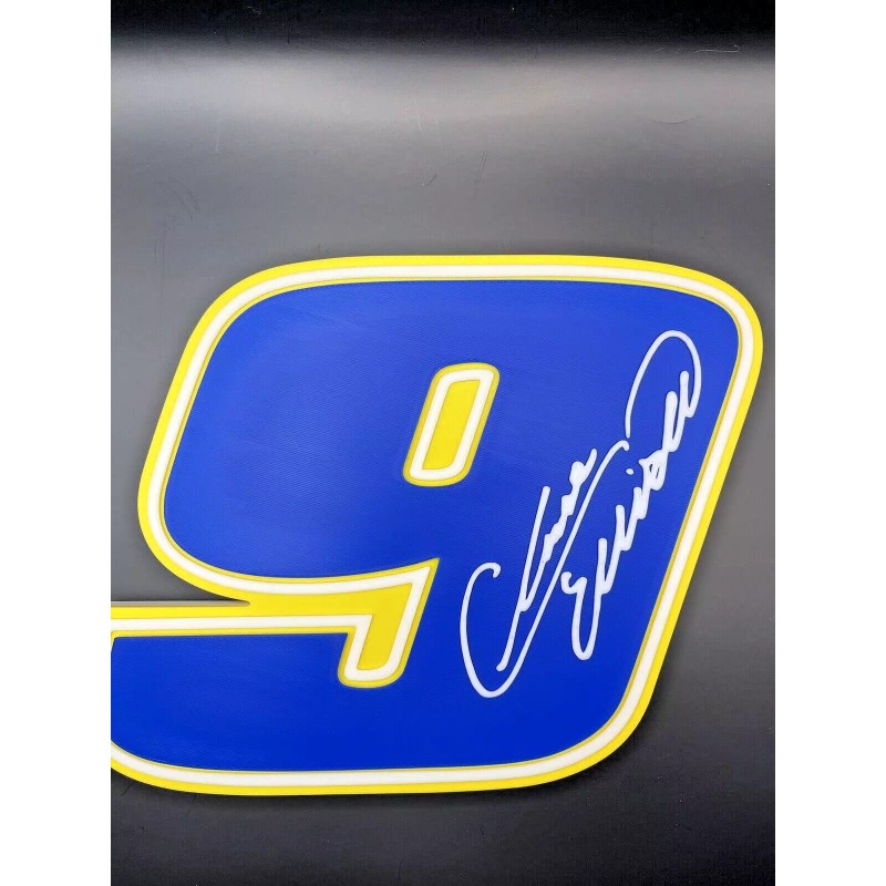 Chase Elliott 9 Logo Sign Display | 3D Wall Desk