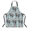 BGBDEIA Sea Otter Love Pattern Kitchen Apron for Women Men,