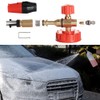 Joywayus 4 Pieces 1.1mm Brass Foam Cannon Orifice Nozzle and