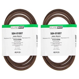 SureFit Deck Drive Belts Replacement for John Deere TCU33096 WG32A WG36A Commercial Walk-Behind Lawn Mowers 2 Pack