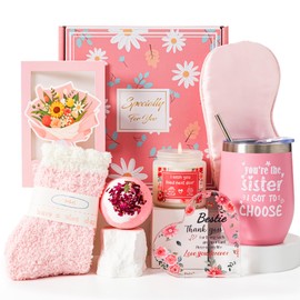 Christmas Gifts for Best Friend,Birthday Gifts for Women Soul Sister Friendship Gifts Box for Women Funny Gifts Female BFF Besfriend Bestie Thanksgiving Presents for Close Sister from Sister Her