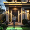 SIAFAVOI Motion Sensor Outdoor Wall Light 2Pack-15in Modern Dusk to