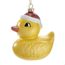 Kurt Adler D3677 Yellow Duck Ornament, 4.5-inches Tall