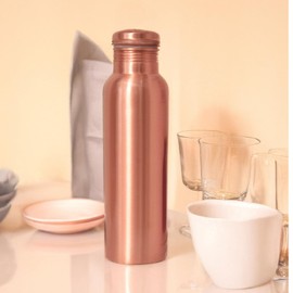 Orrizen- Copper water Bottle copper cups 100 pure copper for drinking, eco-friendly water bottle crafted, Stay Hydrated and Enjoy Ayurvedic Benefits – Leak-Proof