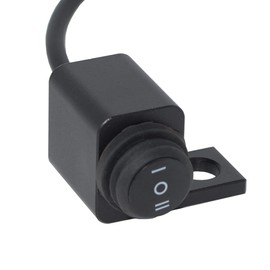 CNC Motorcycle Handlebar Switch ATV Bike 12V ON-OFF-ON Headlight Fog Light Switch Waterproof Overload Protection