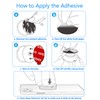 PKYAA 9 Pack Sticky Adhesive Compatible with Socket Base, Double-Sided