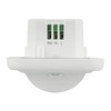Huber Motion 180° Motion Detector, White, Recessed, Flush-Mounted, Energy-Efficient