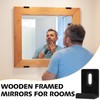 6Pcs Metal Mirror Clips Wide Channel Mirror Hanger Clip Large