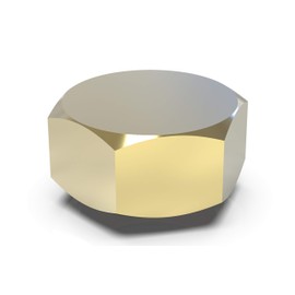 ABA Beul 20041.014.2 V-Cap with Octagonal and EPDM Washer, Internal Thread 1 1/2 Inches, Brass