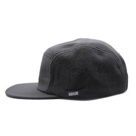 5 Panel Recycled Lambfield Classic Jockey Cap One Size, black, Unit size