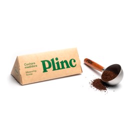 Plinc Coffee Measuring Scoop with wooden handle (13g-15g) - 304 Stainless Steel,Coffee Measuring Spoon, (13g-15g) Spanish Cedar hardwood Handle - Perfect for Coffee, Tea, and More