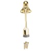 National Hardware N184-259 V238 Kickdown Door Stop in Brass,4 Inch
