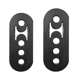 YRAG-PART Rubber Exhaust Hanger,2 PCS 4 Holes Heavy-Duty Insulated Support Bushing Mount,Universal Exhaust Hanger