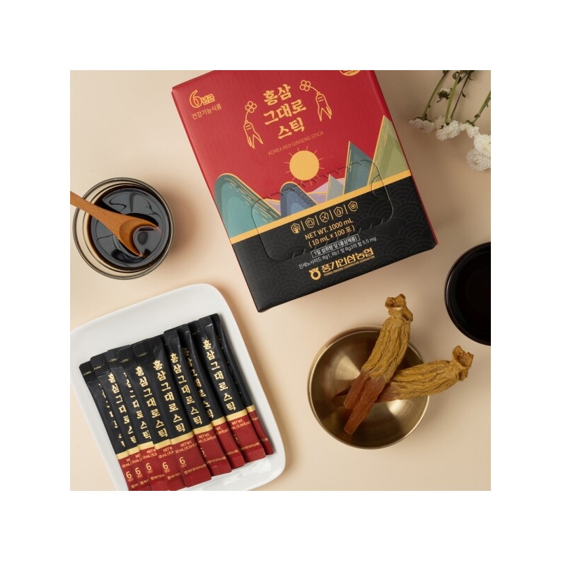 Hwangpungjeong Punggi Ginseng Nonghyup 6-year-old red ginseng stick 10ml x