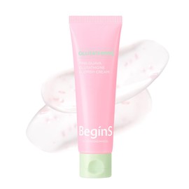 BeginS Pink Guava Glutathione Blemish Cream 1.7 Fl Oz, Dark Spot, Pigment Correcting Moisturizer with Niacinamide and Vitamin C for Uneven Skin Tone, Hydrating Glow, Korean Skincare