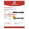 Red Devil 4050CL Classic Scrape & Pry Bar, 6 Pack