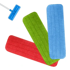 3 Pack Mop Replacement Cloths, Reusable Pads Ultra Fine Fiber Washable Cleaning Cloths, Replace Cleaning Pad, Available for Living Room, Bedroom, Kitchen
