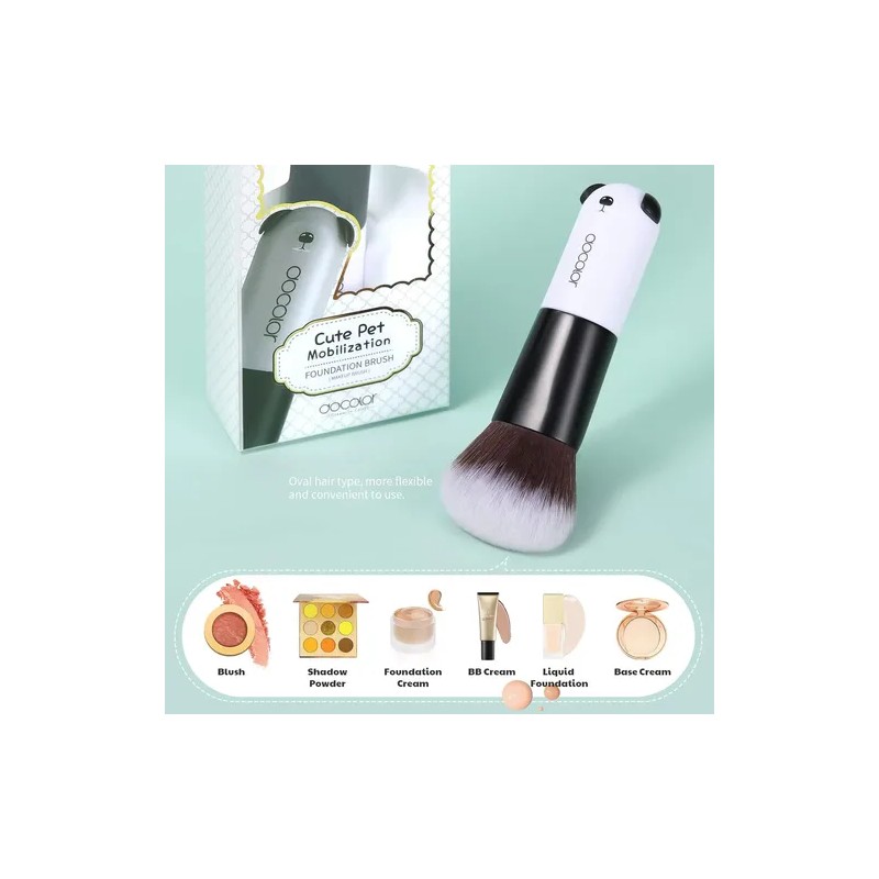 Docolor Foundation Brush Cartoon Face Kabuki Premium Synthet