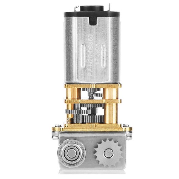 DC12V Gear Motor, 11RPM N20 Right Angle Metal Micro Gear