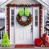 14 x 8'' Lime Green and Red Christmas Tree Topper