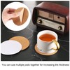 60 Pieces Self Adhesive Cork Coasters Squares/Round 4 x 4