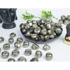 Crocon Golden Pyrite Tumbled Stones and Crystals Bulk, Polished Stones