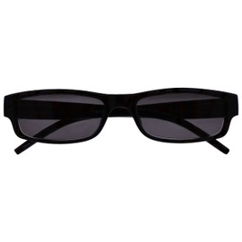 OPULIZE Black Lightweight Reading Sunglasses UV400 Mens Womens S32-1 +3.00