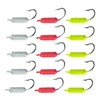 Eupheng UV Glow in Dark Yellowtail Snapper Jigs, 15PCS 1/4oz,