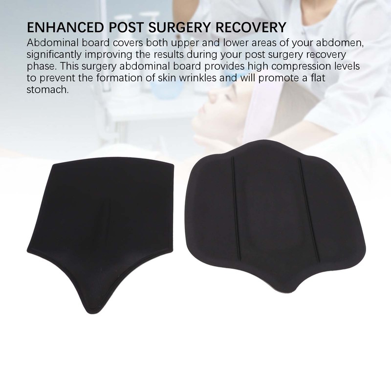 2pcs Abdominal Boards Foams Set Control Bruising Reduce Swelling Post
