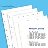 PrintWorks Professional Pre Punched Paper, 5 Hole Punch Top For