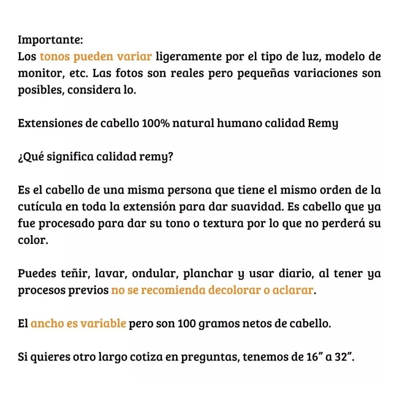 Remy Glamm Cortina De Cabello 100% Natural Humano Remy Glamm