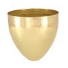 B&P Lamp® 4" Dia. Smooth Brass Cap, Unfinished