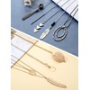 Hicarer 12 Pieces Long Pendant Necklace Set Y Tassel Leaf
