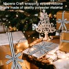 Mupera Black & White Striped Wired Ribbon - 1" x