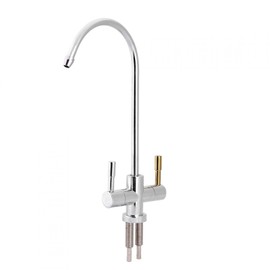 Tyenaza Modern Kitchen Mixer Tap - 1 Hole Faucet with Water Filter, Ideal for Kitchen Sink Replacement and Drinking Water