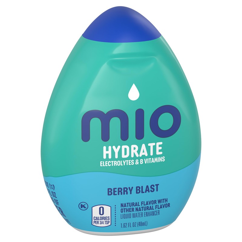 Mio Sport Liquid Water Enhancer, Berry Blast, 1.62 OZ, 8-Pack