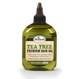 Difeel Aceite de cabello natural premium - Aceite de árbol de té para cuero cabelludo seco 7.1 onzas