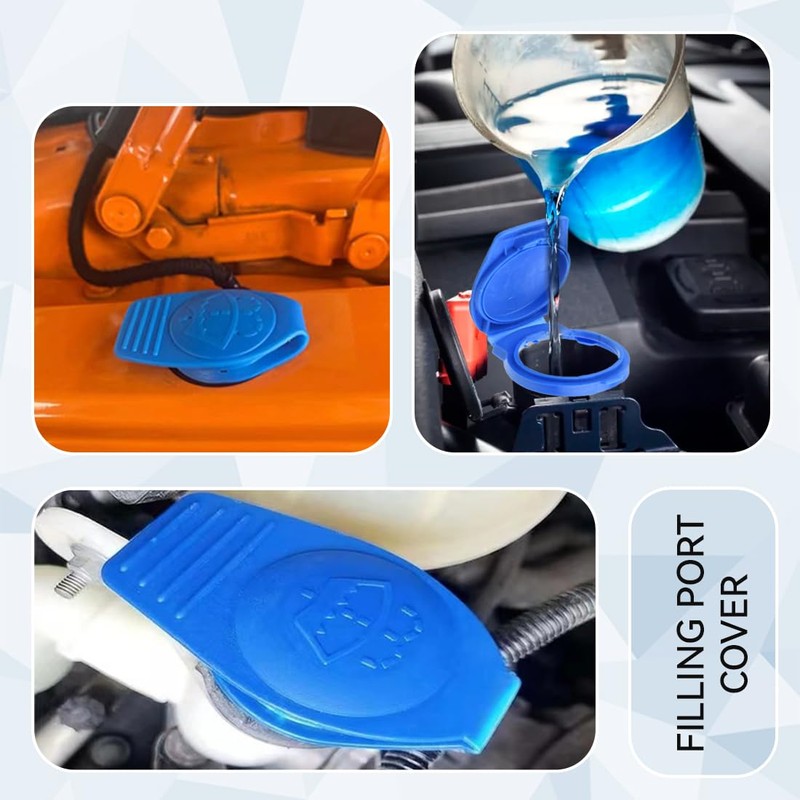 FENQURO 2 x lid for windscreen washer container, 3Q0955455 windscreen